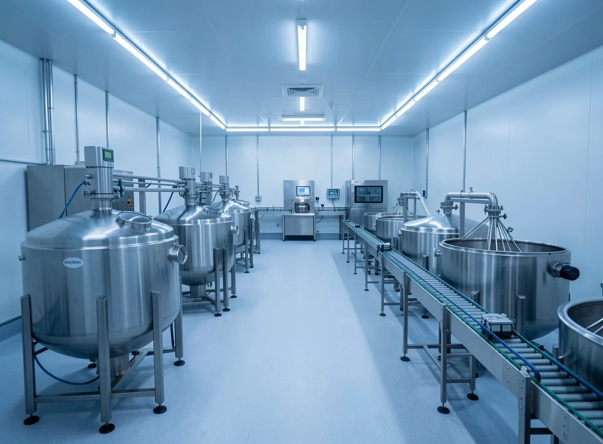 Certified GMP supplement manufacturing facility